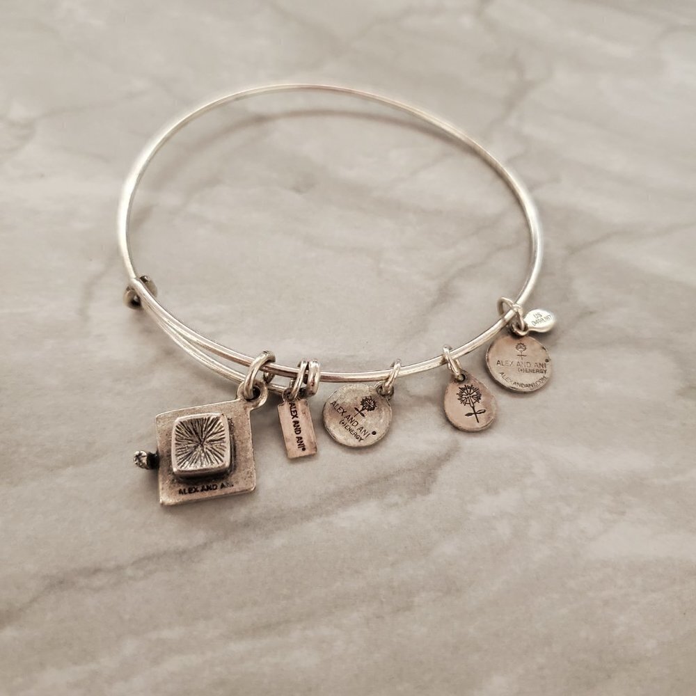 🎓 Alex and Ani Class of 2014 Graduation Cap Expandable Bracelet 🎓 - Picture 2 of 3